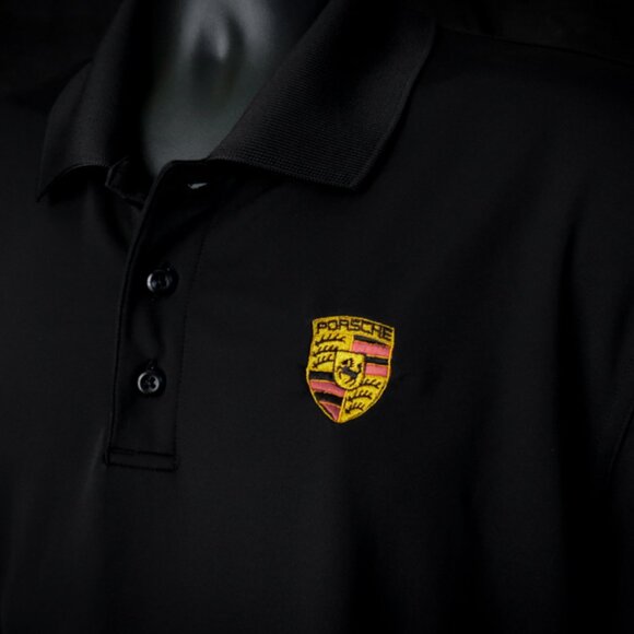 Under Armour HeatGear Porsche Black Polo (XL) NICE! 😎 - Picture 2 of 11
